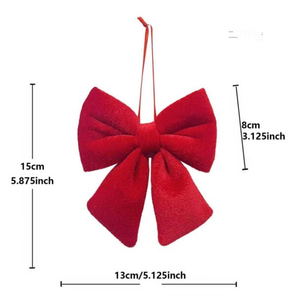 Christmas Velvet Bow Plush Toy Holiday Costume Gift E-commerce Best Seller Exclusive