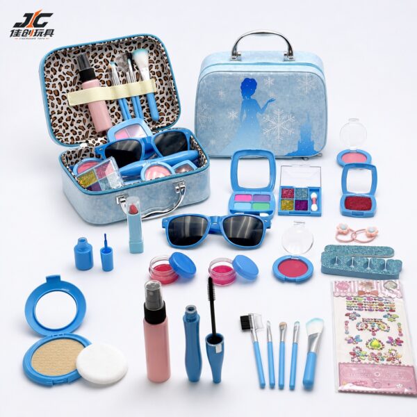 Cross-Border New Arrival: Princess-Themed Makeup Set - DIY Cosmetic Toy Kit for Kids (Children's Makeup Cosmetic Set)