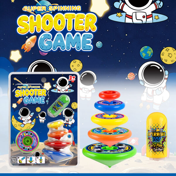 Spinning Top Tumbling Fun - Space