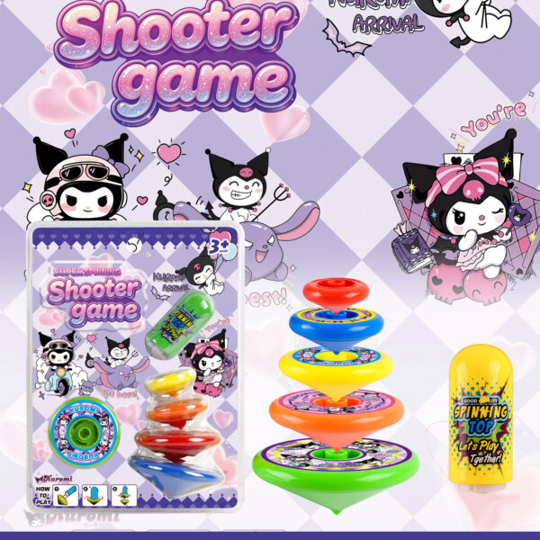 Spinning Top Stacking Fun – Cartoon Character Edition