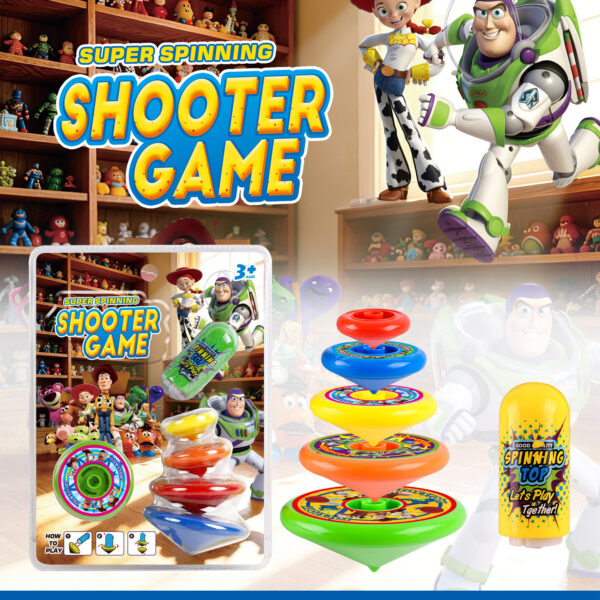 Spinning Top Stacking Fun – Movie Character Edition