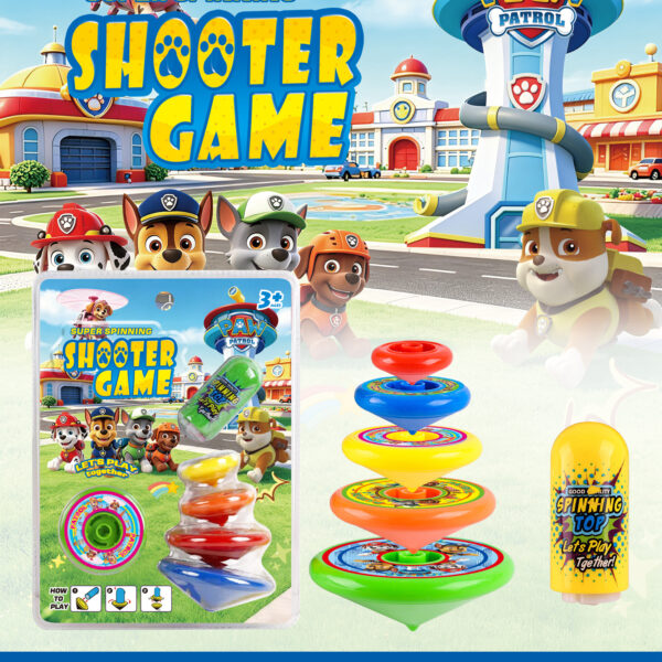 Spinning Top Stacking Fun – Cartoon Character Edition