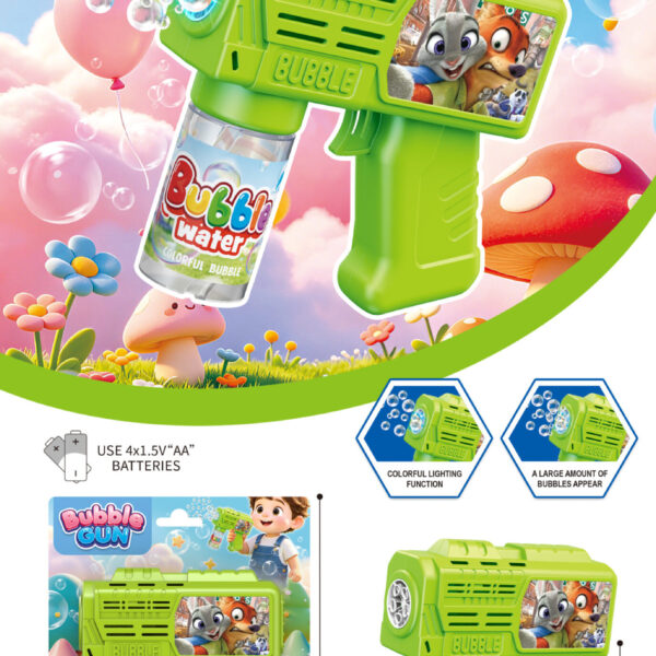 Cool Animal Character Bubble Gun