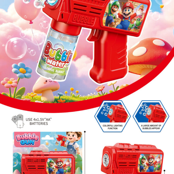 Cool Video Game Character Bubble Gun