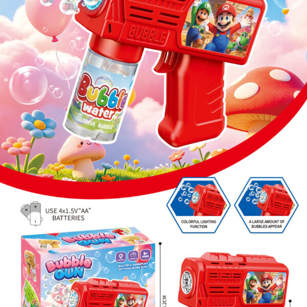 Cool Video Game Character Bubble Gun