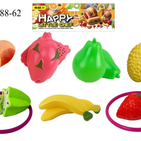 Fruit Cutting Play Set + 2 Hoopla Rings