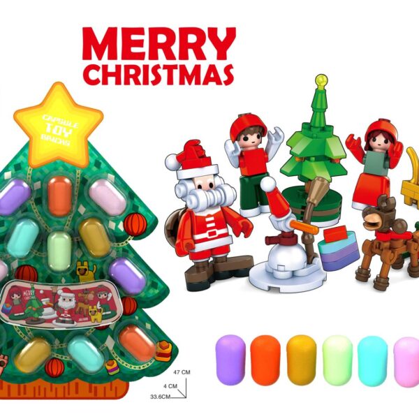 Building Block Gachapon Egg Christmas Tree Ornament - Christmas Tree Surprise Egg - Christmas II