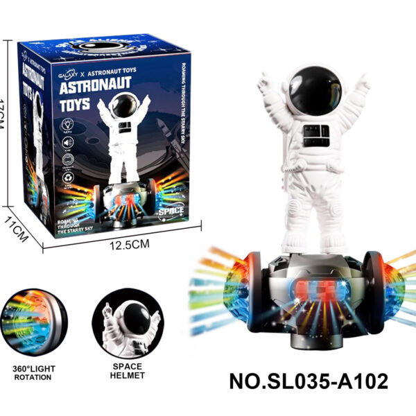 Electric Omni-Directional Colorful Light Spaceman