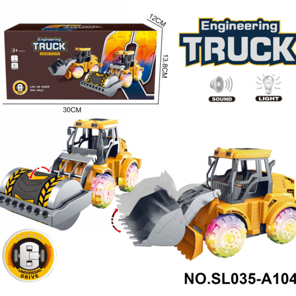 Electric Road Roller, Bulldozer
