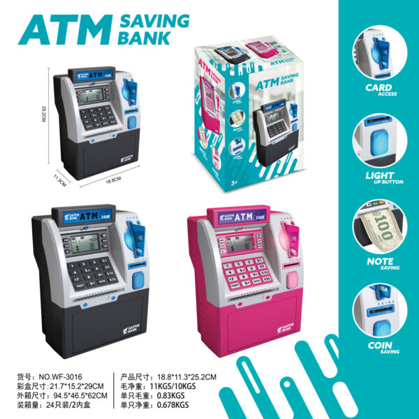 ATM Cash Register Piggy Bank