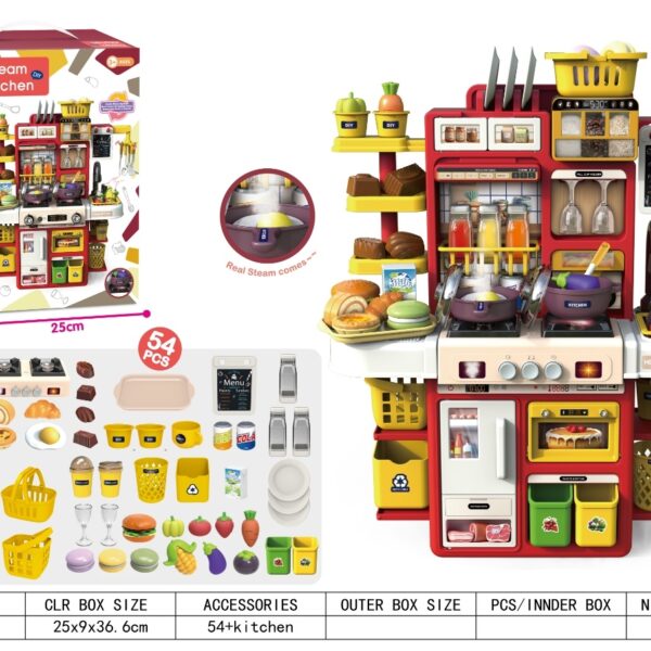 Multi-Function Dining Table Toy with Spray Light Recording - Kids Play Wholesale