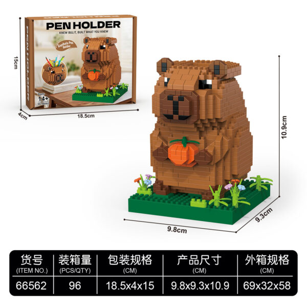 Capybara 719pcs Micro Building Blocks Puzzle - Kids Educational Assembly Toy