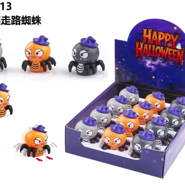 Wind-Up Walking Spider Toy - Halloween Christmas Party Novelty Gag Gift Wholesale