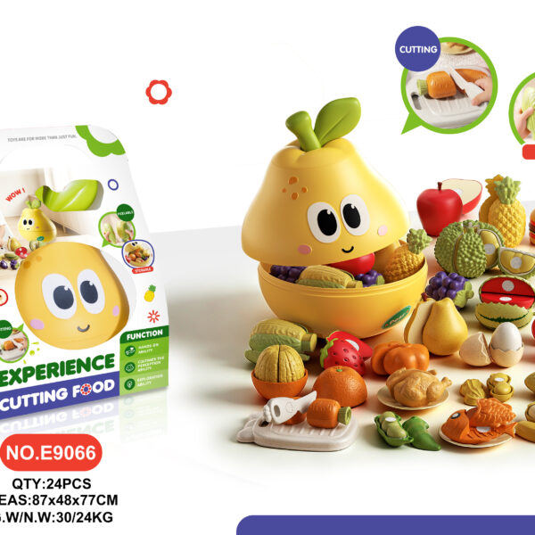 Fruit Cutting Pretend Play Kitchen Set - Role Play Food Toy CPC ASTM Certified
